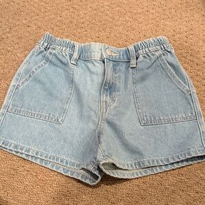 Girls Old Navy Light Blue Denim Jean Shorts